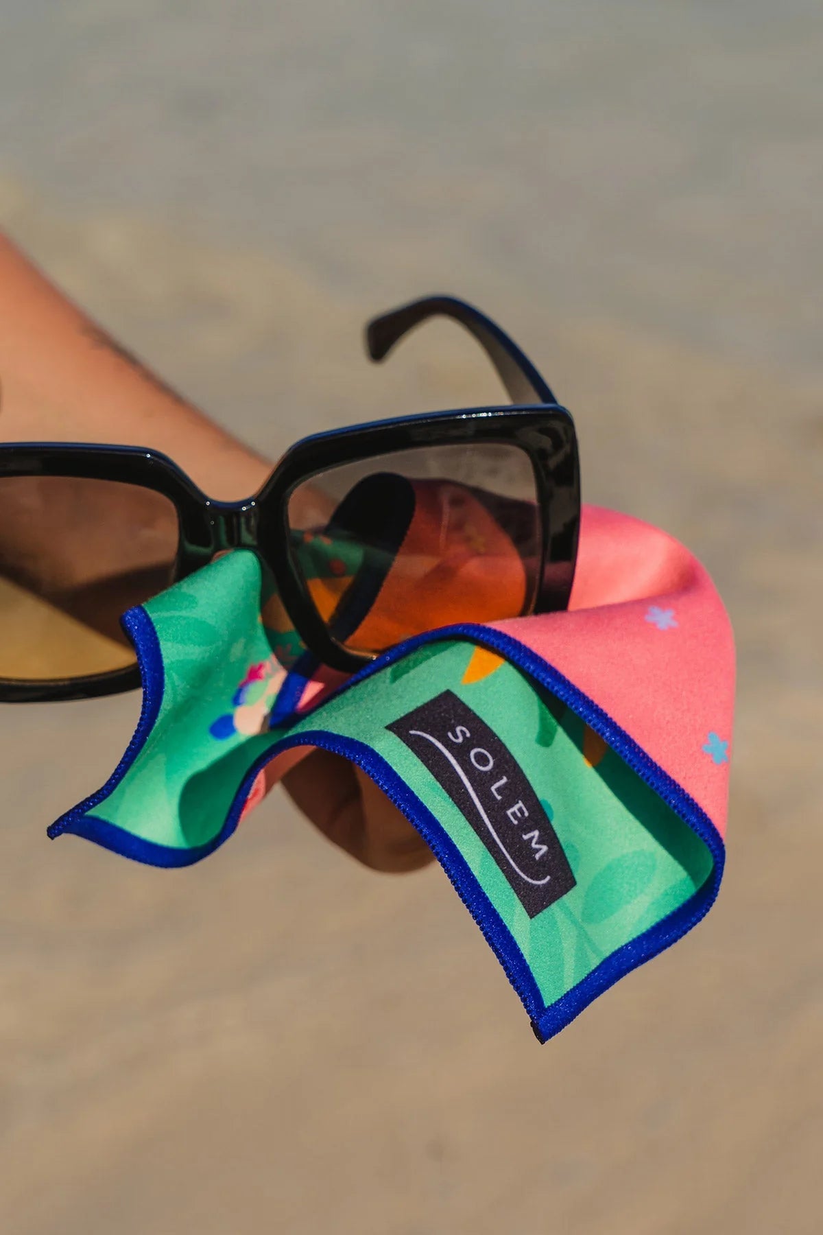 Lingettes à lunettes en microfibre - Oiseaux du paradis