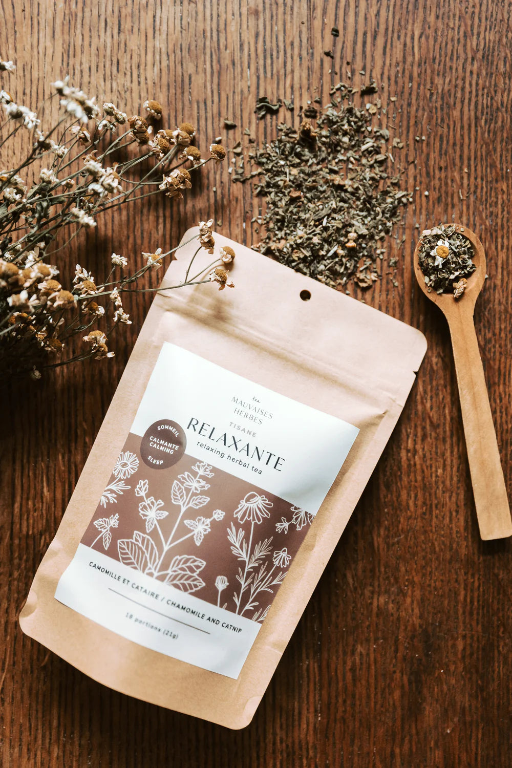 Tisane relaxante - Camomille et Cataire