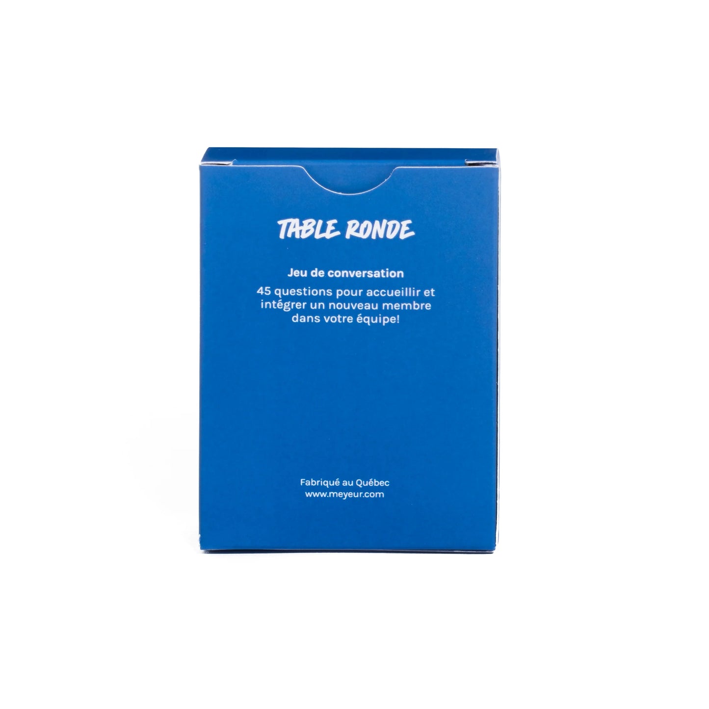 Jeu de conversation - TABLE RONDE (Brise-glace)