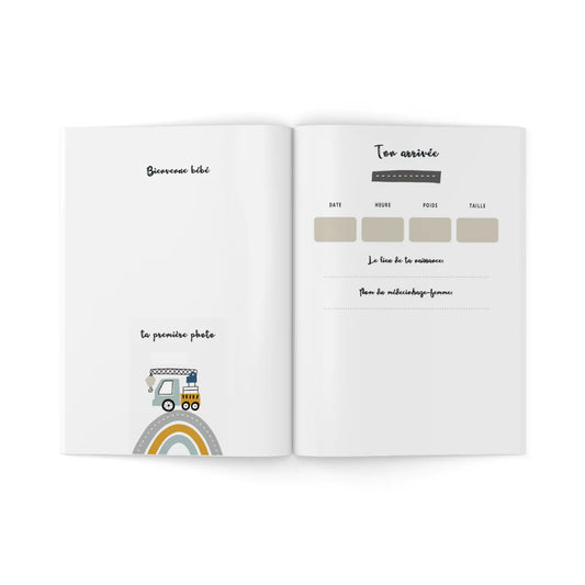 Livre souvenir Bébé - Ma première année - Couverture rigide
