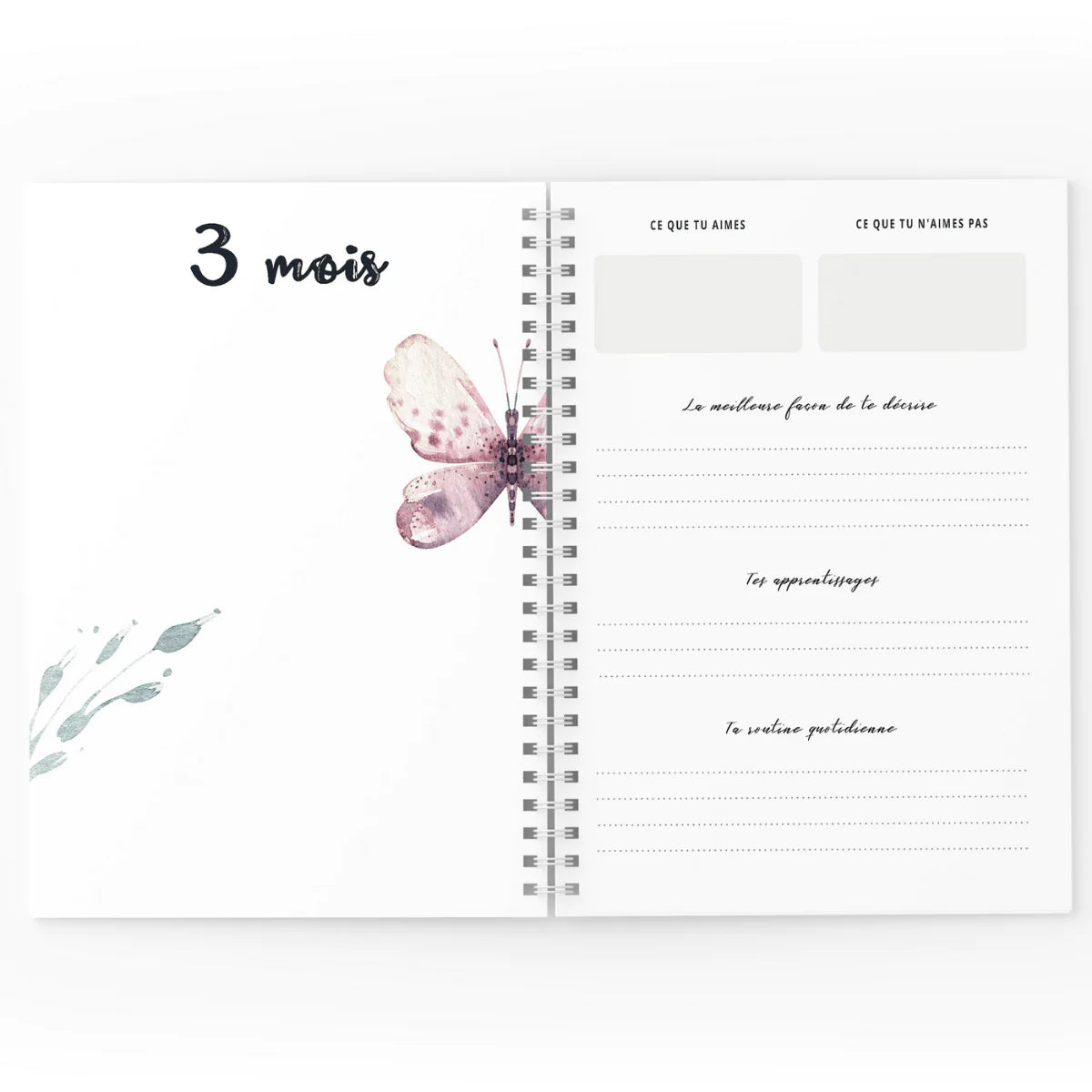 Livre souvenir Bébé - Ma première année - Couverture rigide