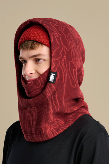 Capuche Relief - Rouge