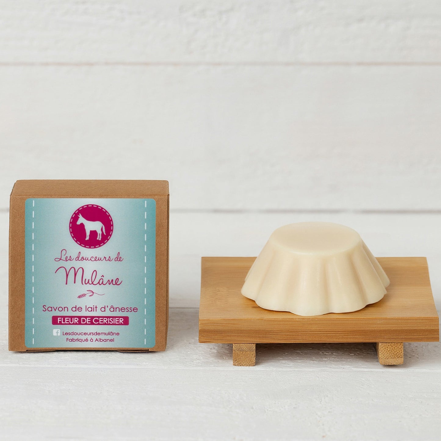 Savon au lait d'ânesse - Fleurs de cerisiers