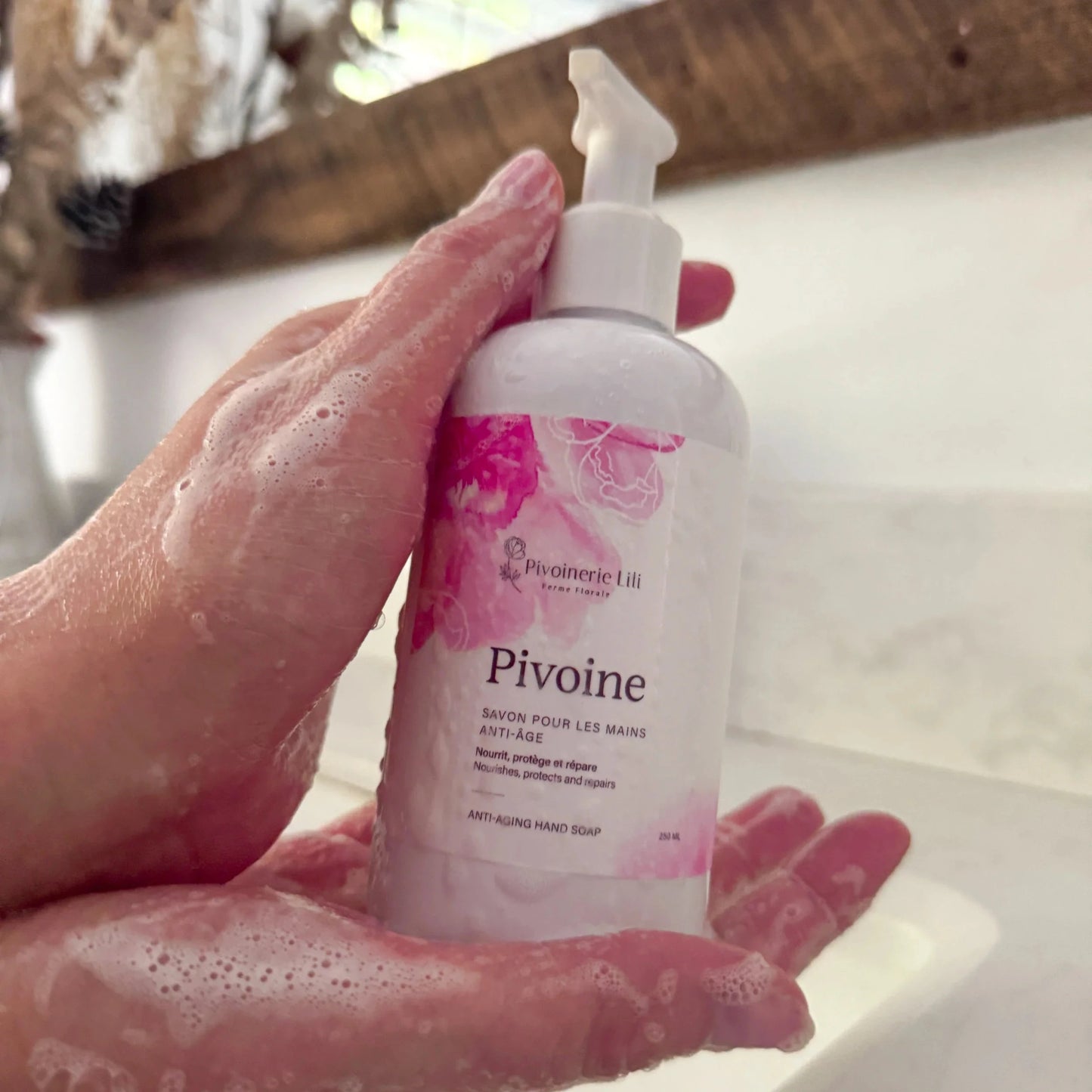 Savon à mains - Pivoine