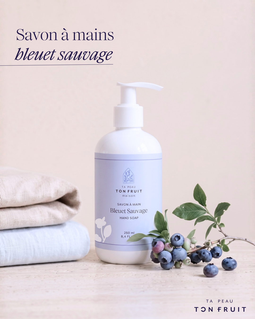 Savon à mains - Bleuet sauvage