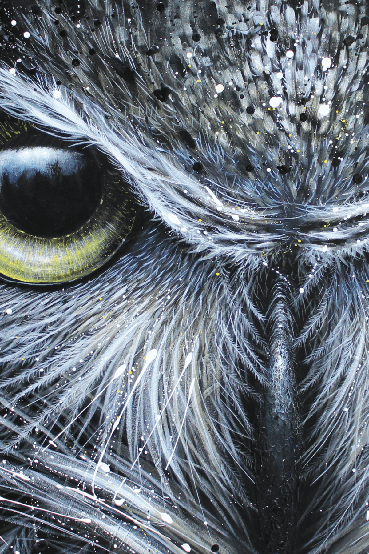 Serviette de sport Le Hibou - Collection Laurie Marois