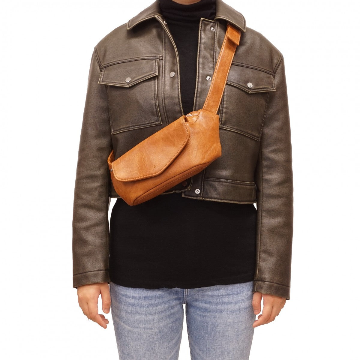 Sac à bandoulière Jolène - Cuir vegan
