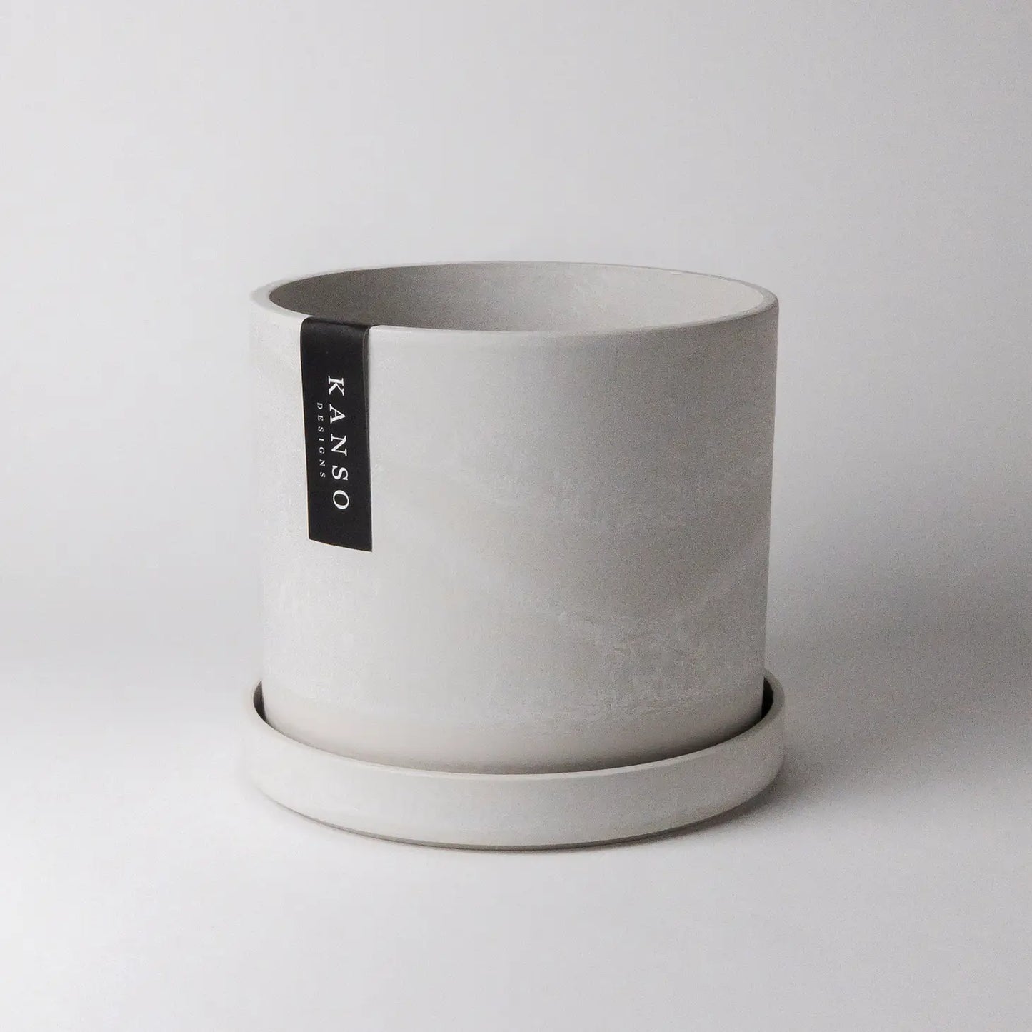 Pot et soucoupe Signature Stone - 6 pouces