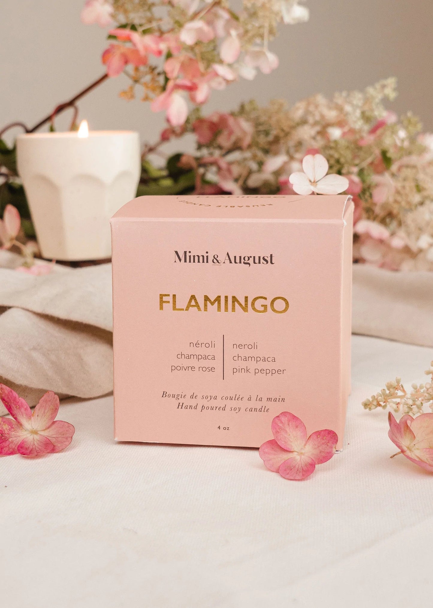 Chandelle Flamingo - À chaque instant