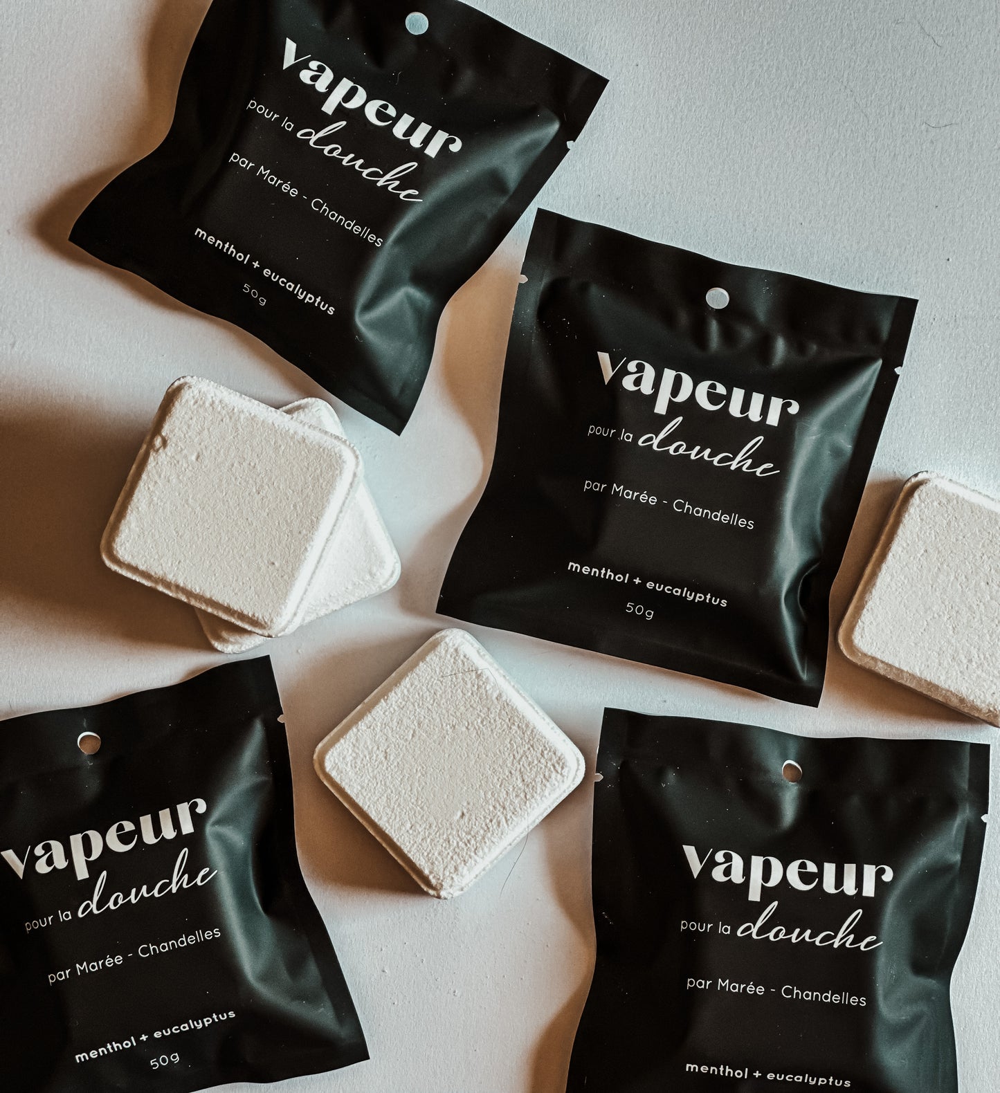 Vapeurs de douche Menthol et Eucalyptus