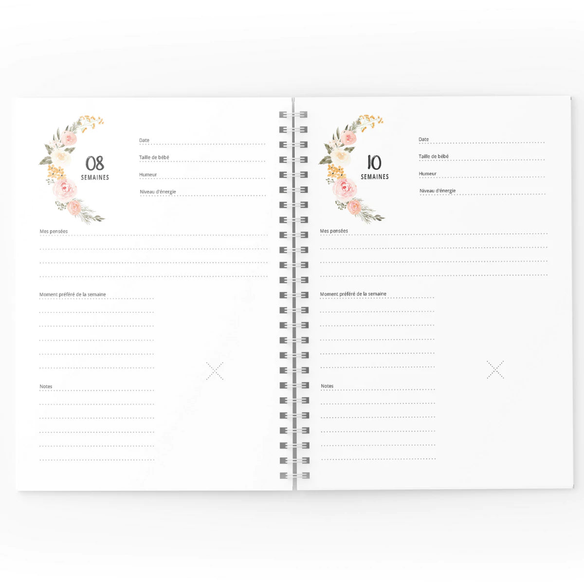 Livre souvenir - Ma grossesse - Boho Floral