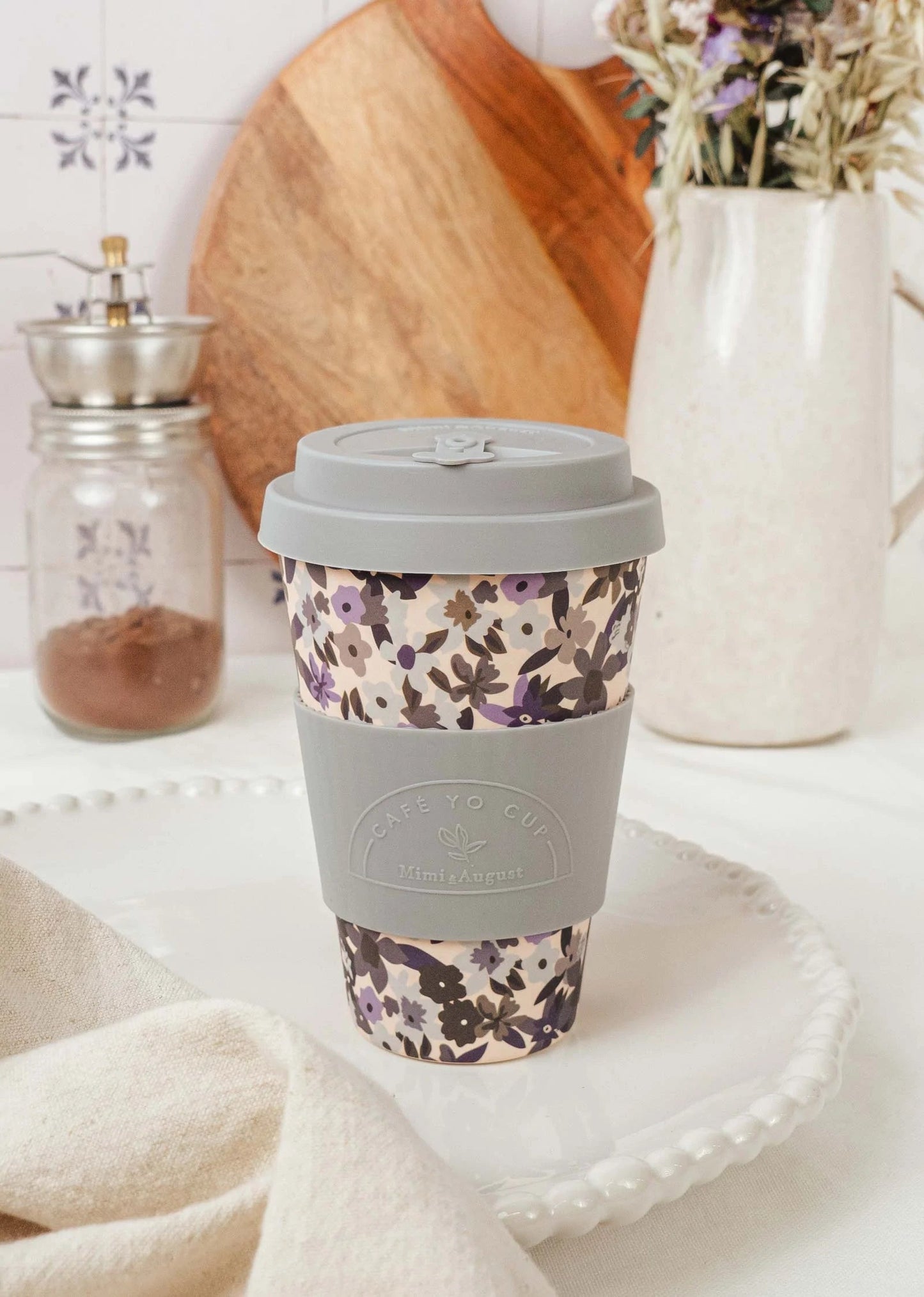 Tasse réutilisable en bambou - À chaque instant