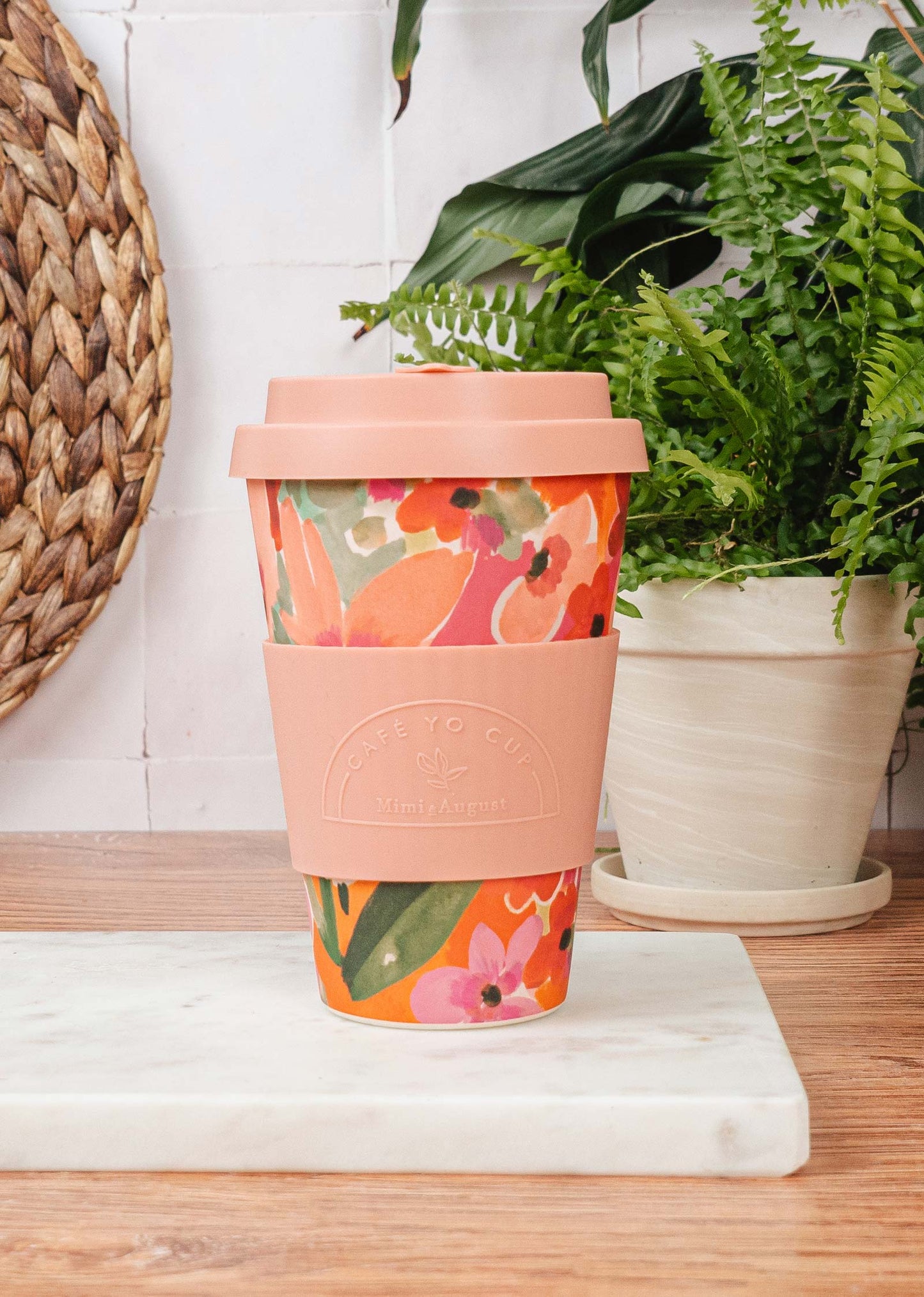 Tasse réutilisable en bambou - À chaque instant