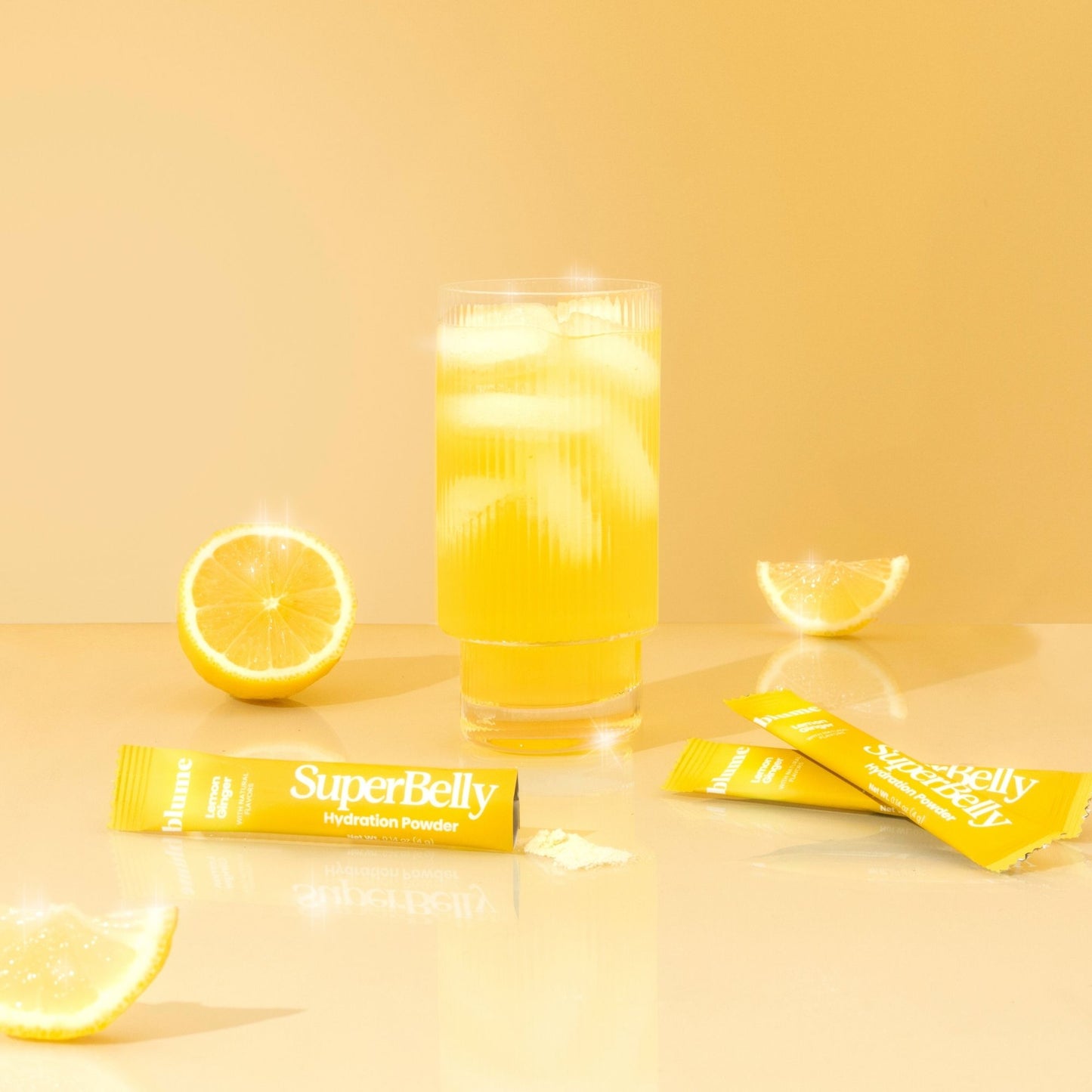 Poudre digestive hydratante avec probiotiques - Citron gingembre
