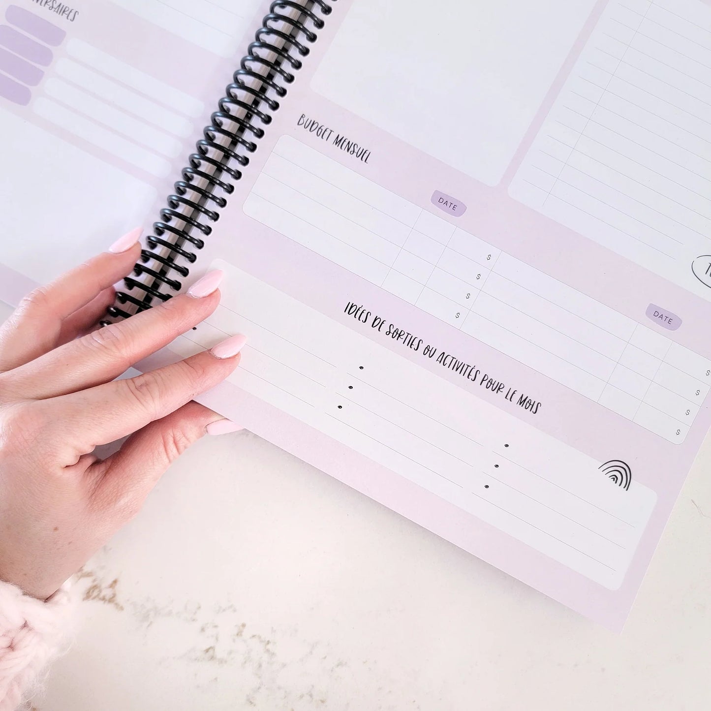 Agenda non daté Papier Latté - 4e édition
