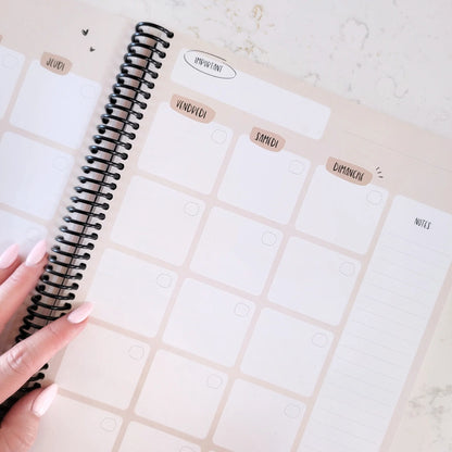 Agenda non daté Papier Latté - 4e édition