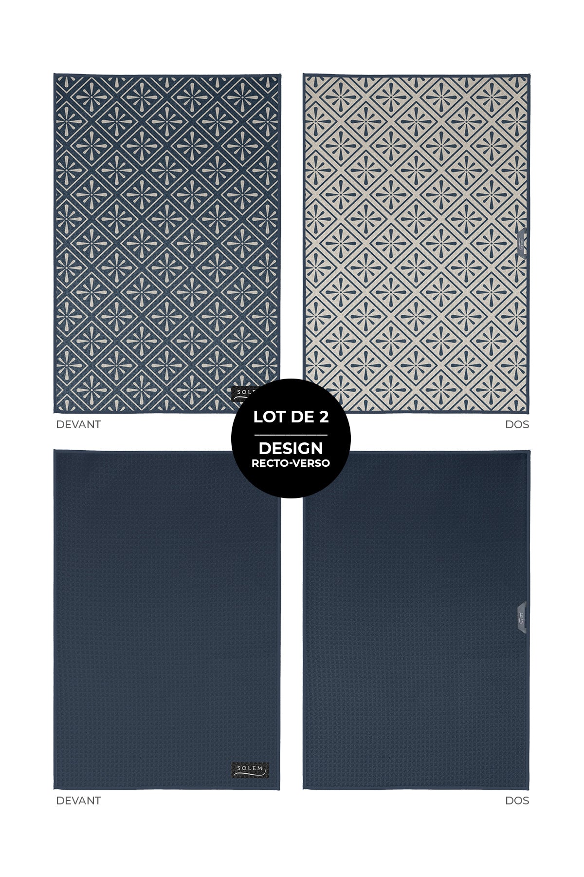 Essuie-mains de cuisine - Carreau chic