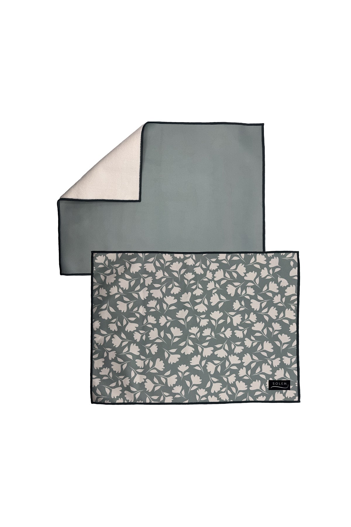 Tapis de séchage pour vaisselle - Fleur de sauge