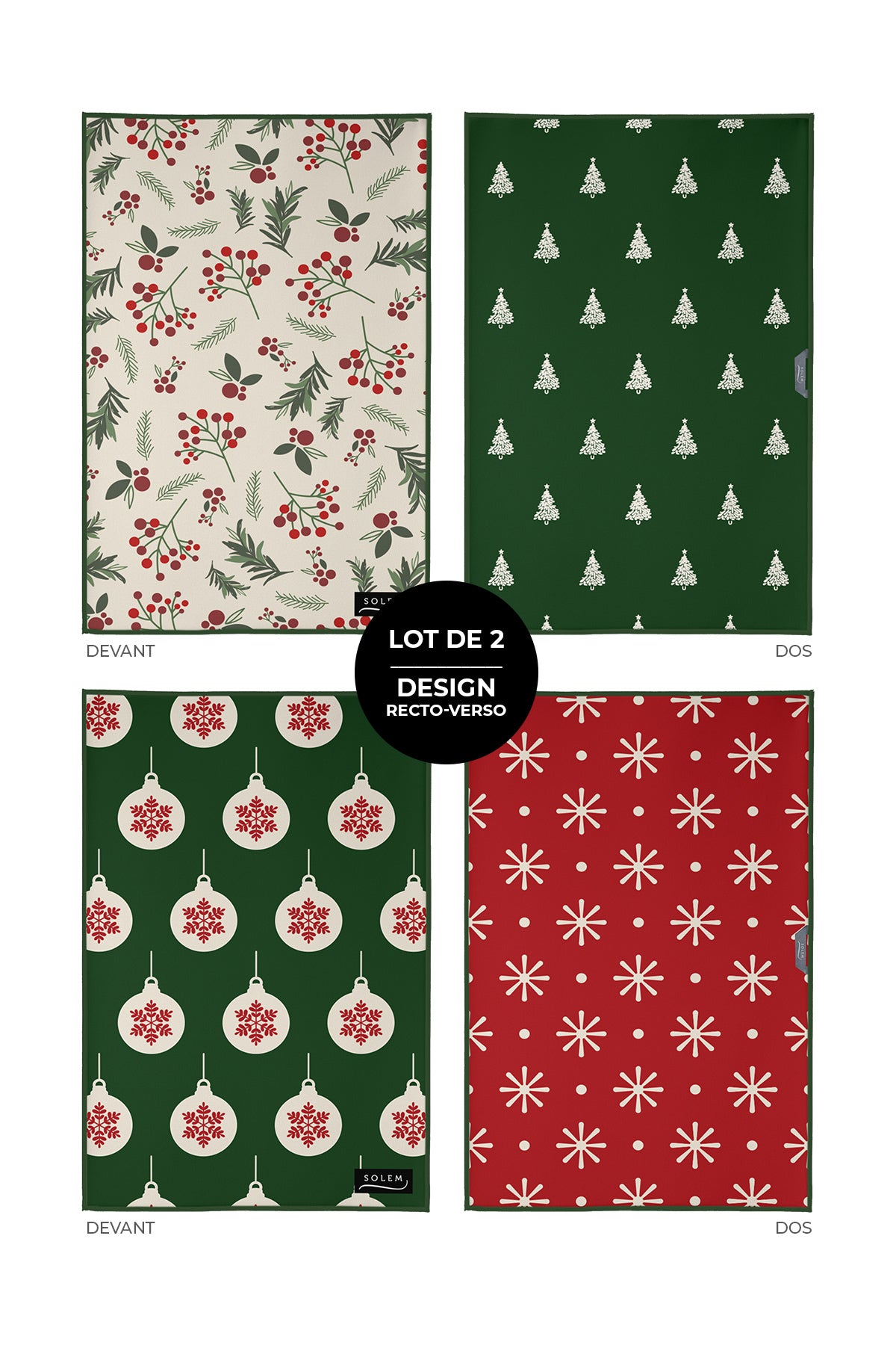 Linges à vaisselle - Sous les Sapins