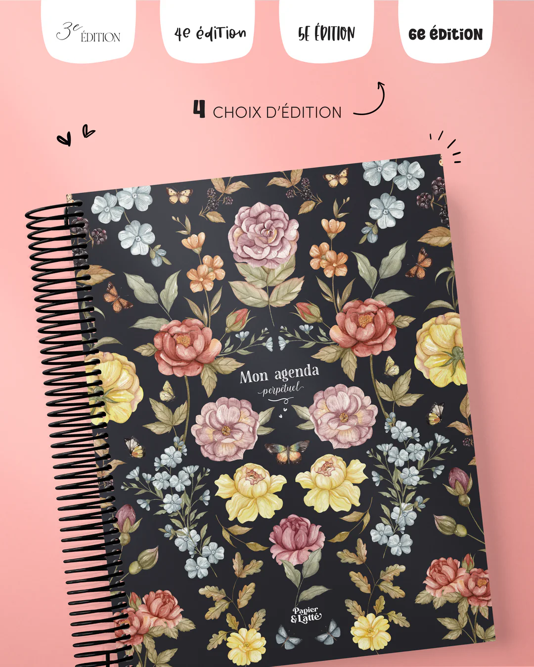 Agenda non daté Papier Latté - 6e édition