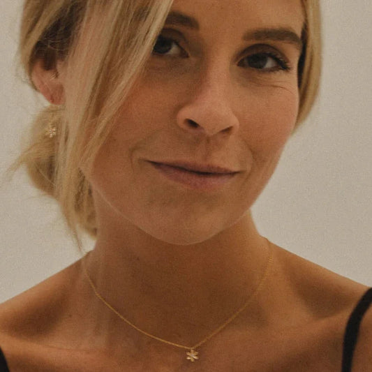 Boucles d'oreilles - Petite marguerite