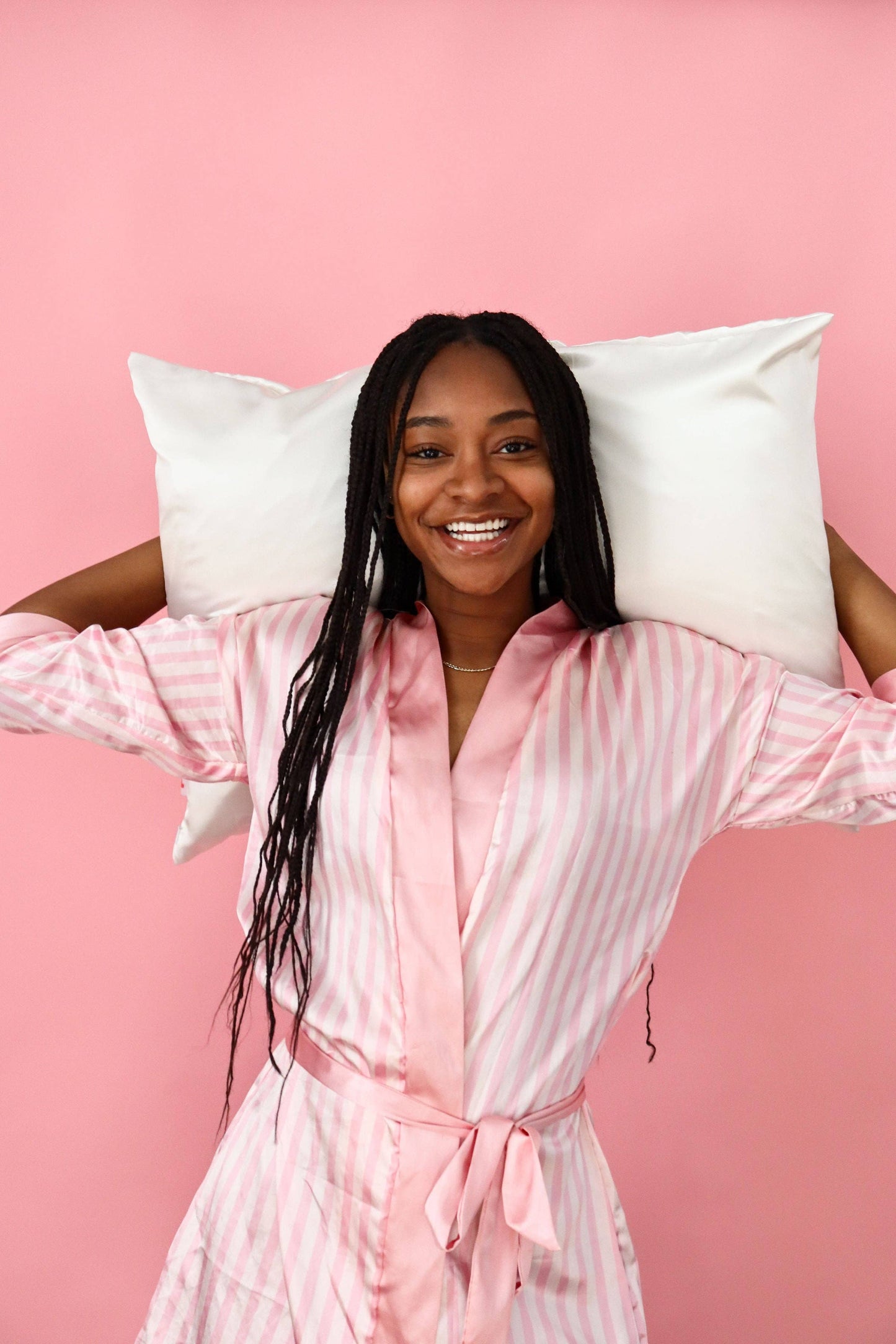 Taie d'oreiller en satin