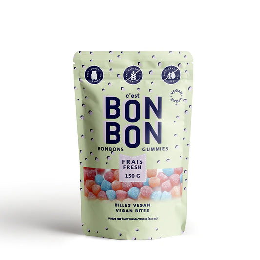 Bonbons - Petites billes aux fruits Vegan 150 gr