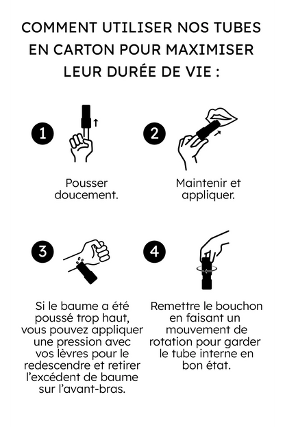 Baume à lèvres - Poire blanche papaye