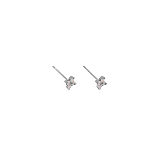 Boucles d'oreilles - Petite fleur d'opale
