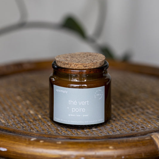 Chandelle Thé vert & poire blanche - 4 oz