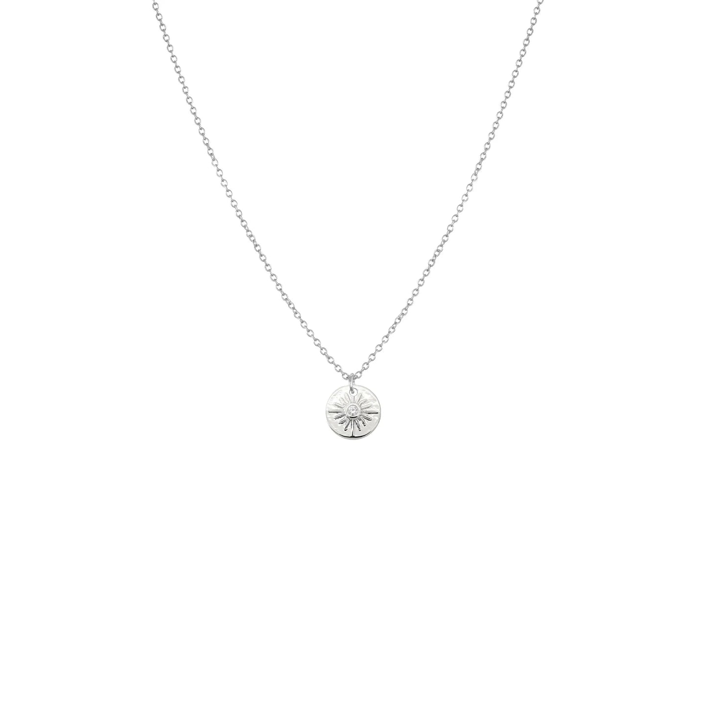 Collier - Petit soleil et zircon