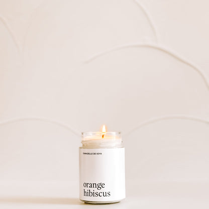 Chandelle Orange hibiscus