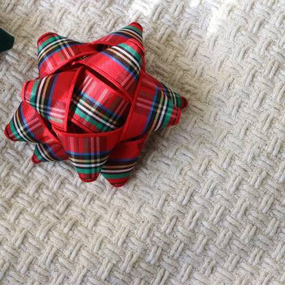 Chou cadeau réutilisable en tissu récupéré