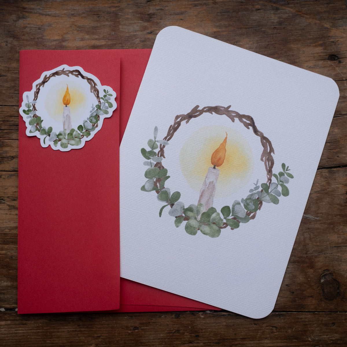 Carte de Noël - Maryse Watercolor