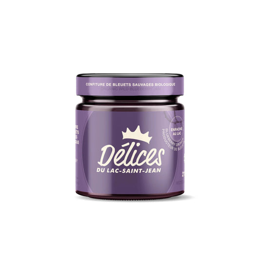 Confiture de bleuets sauvages biologiques