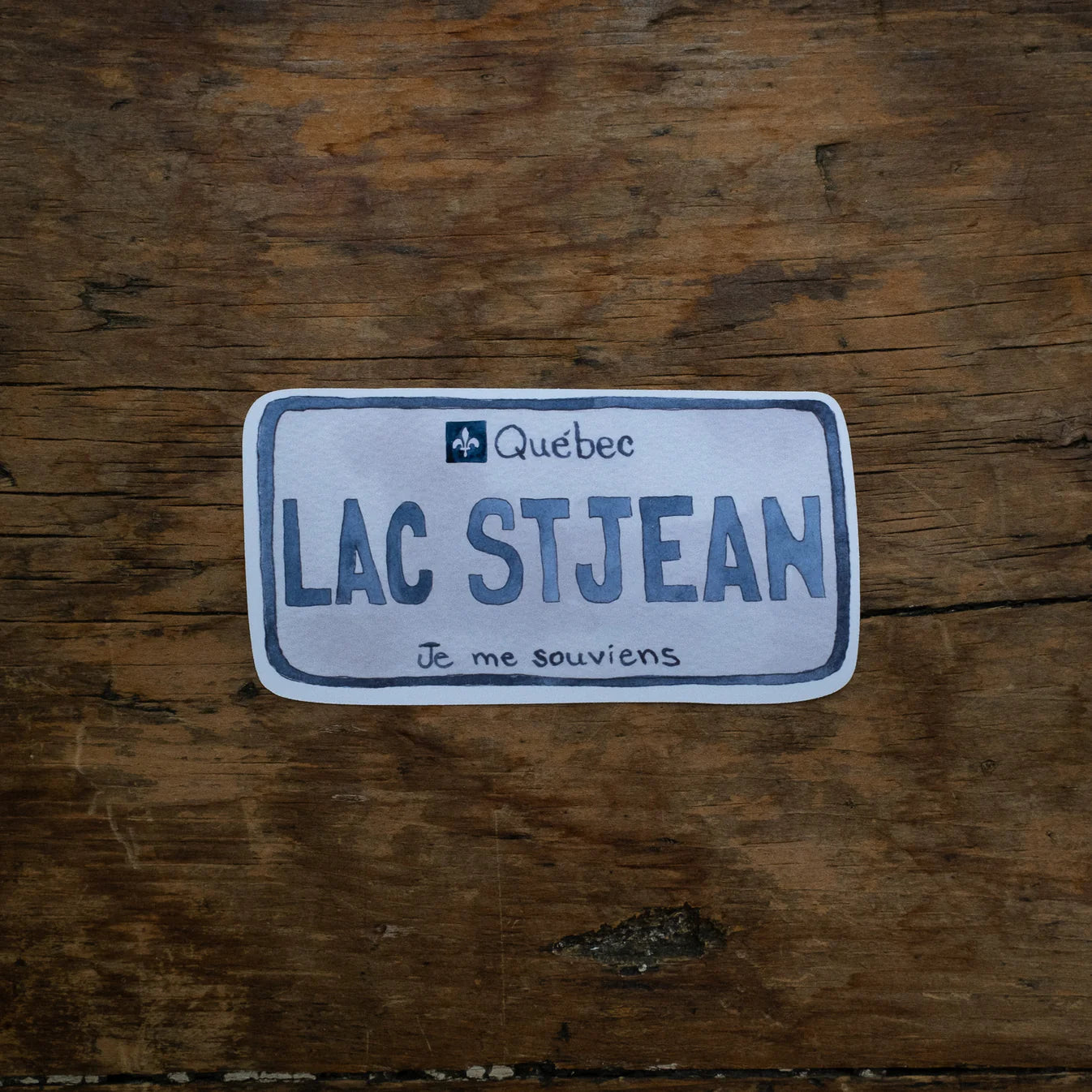 Autocollant vinyle - Lac St Jean