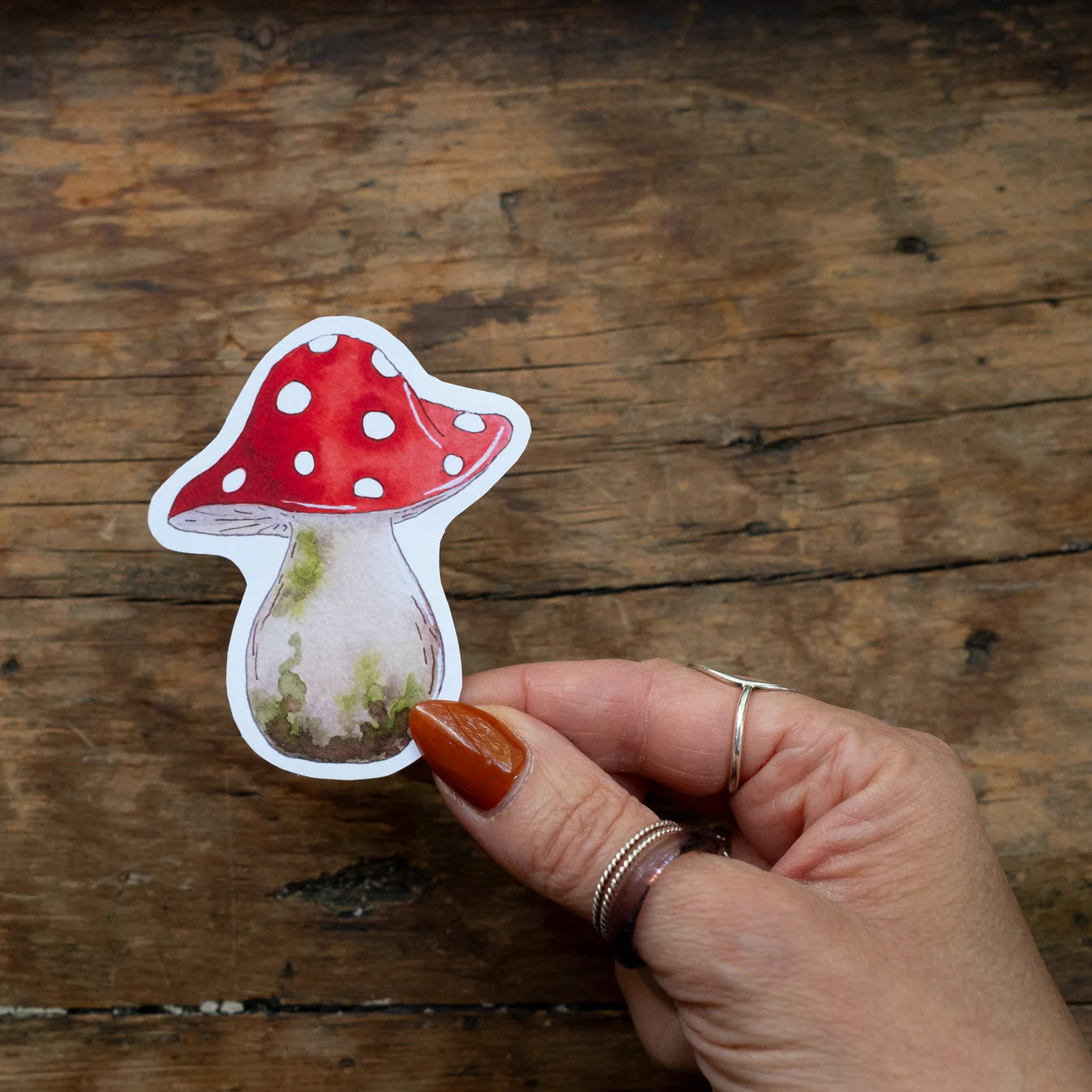 Autocollant vinyle - Champignon