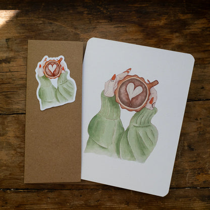 Carte de souhait - Maryse Watercolor