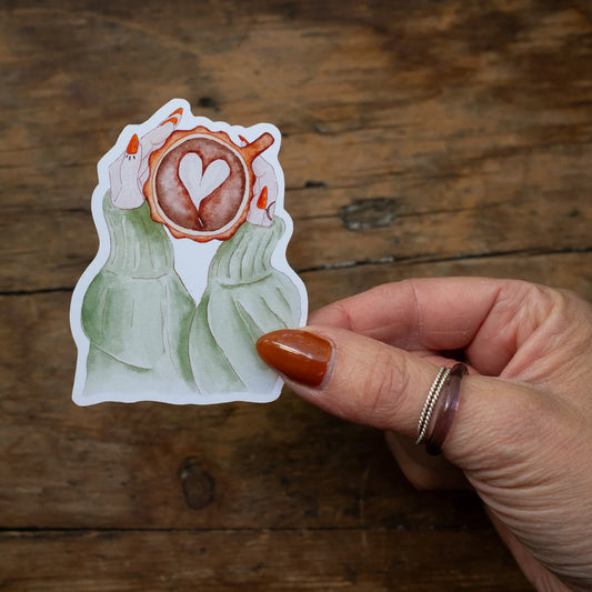 Autocollant vinyle - Réconfort d'automne