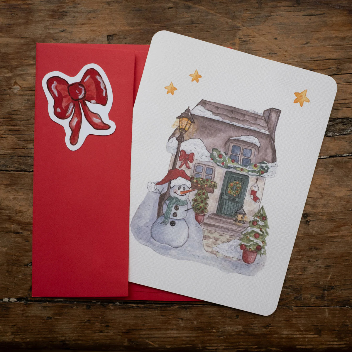 Carte de Noël - Maryse Watercolor
