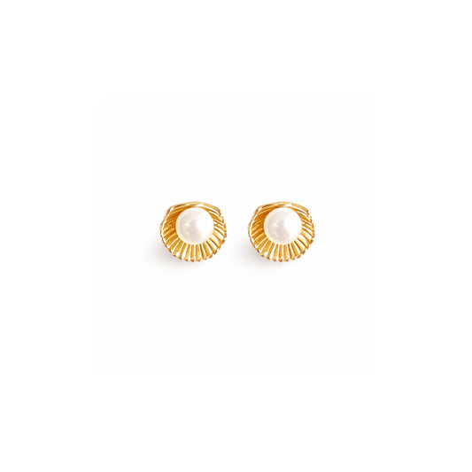 Boucles d'oreilles à tige nacres