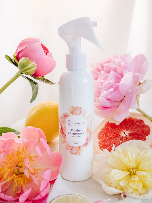 Eau de linge - Pivoine et agrumes