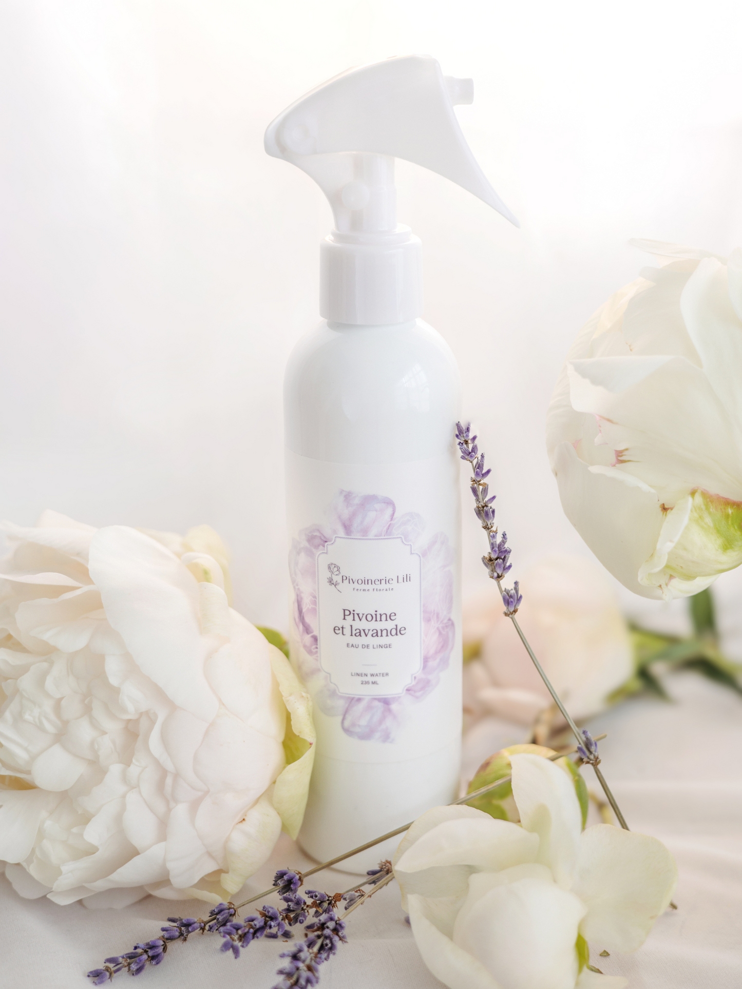 Eau de linge - Pivoine et lavande
