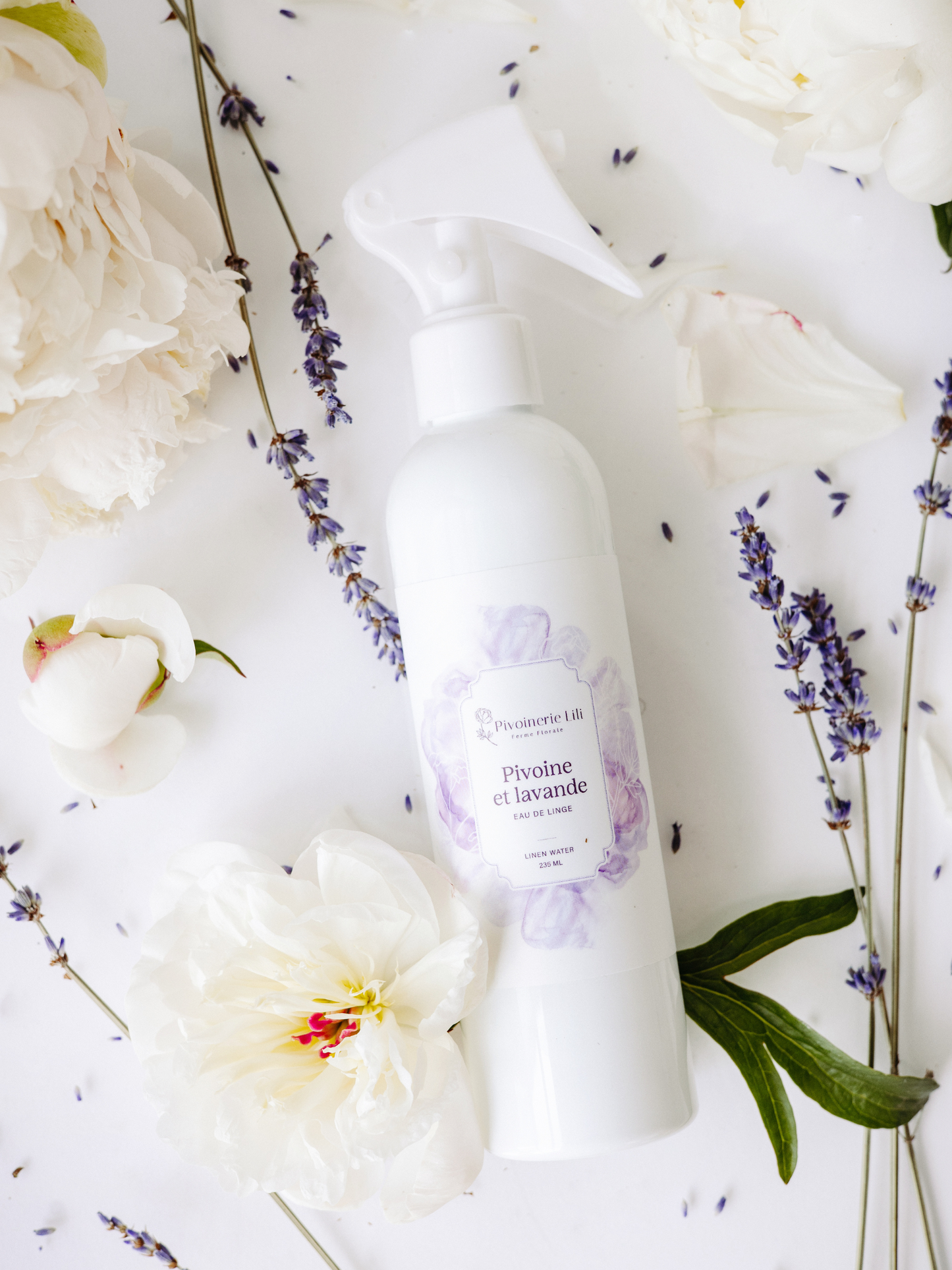 Eau de linge - Pivoine et lavande
