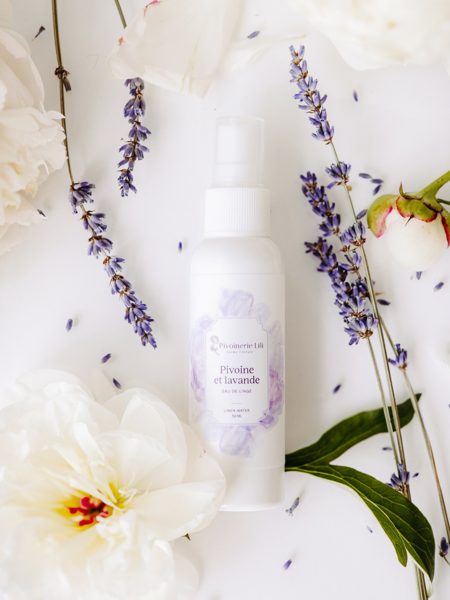 Eau de linge - Pivoine et lavande