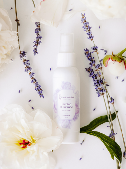 Eau de linge - Pivoine et lavande