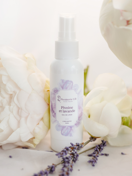 Eau de linge - Pivoine et lavande