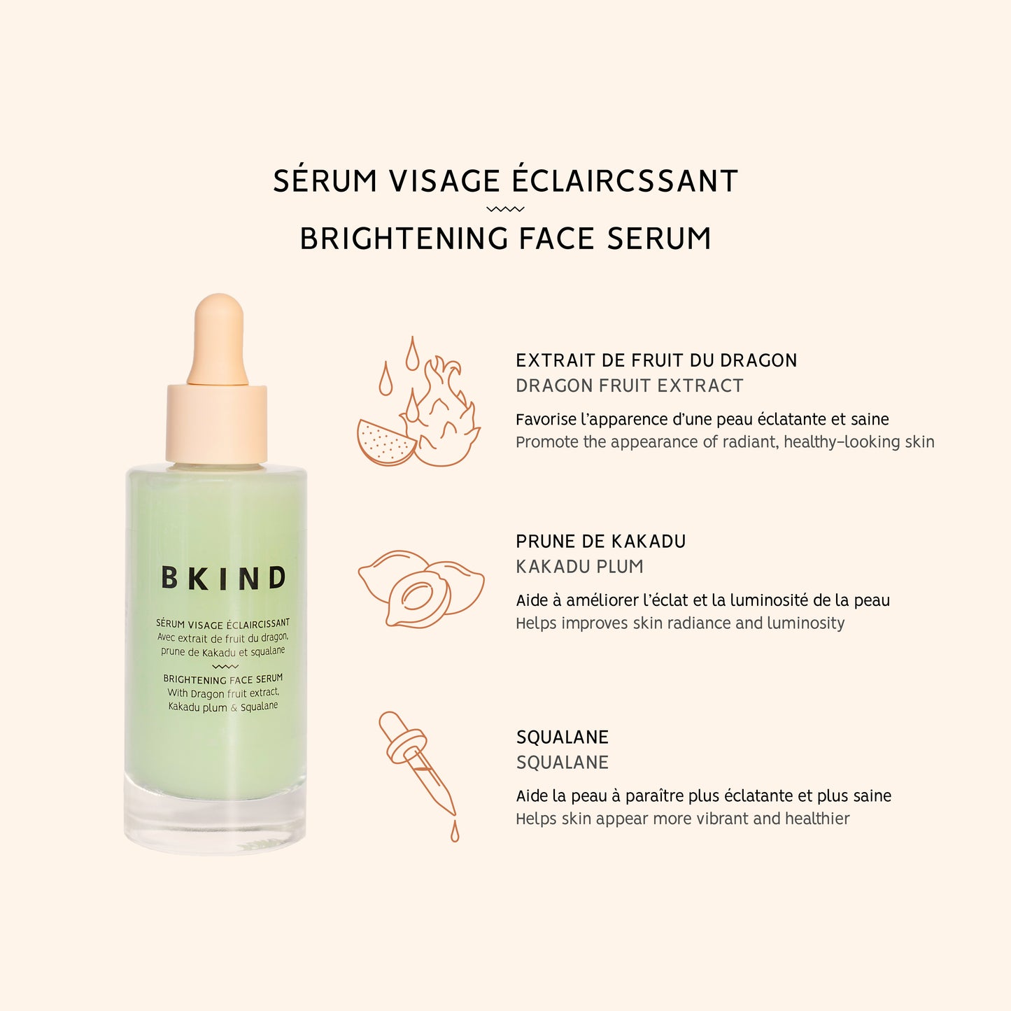 Sérum visage éclaircissant