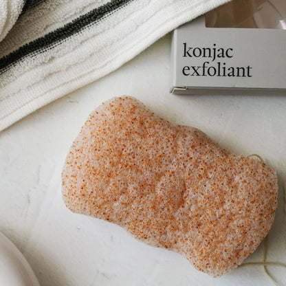 Éponge konjac pour le corps - Exfoliante