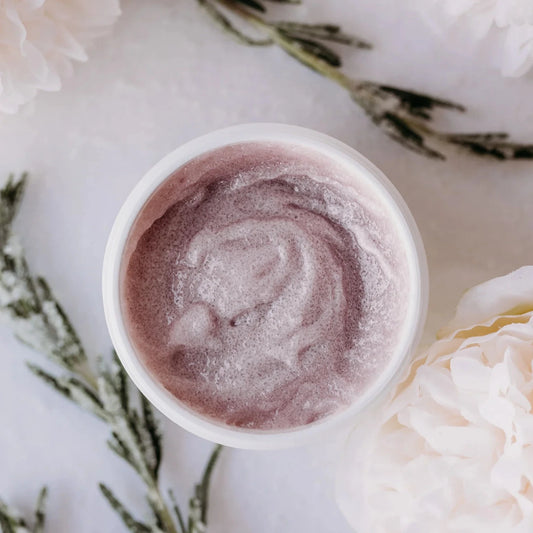 Exfoliant Pivoine givrée - Corps visage et cuir chevelu